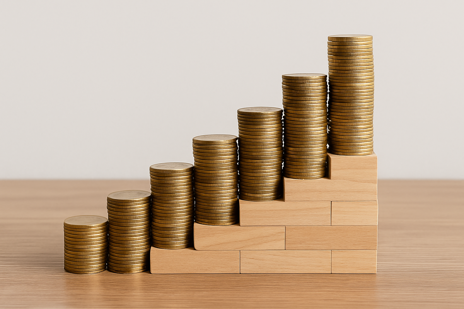 “Crescimento financeiro passo a passo”